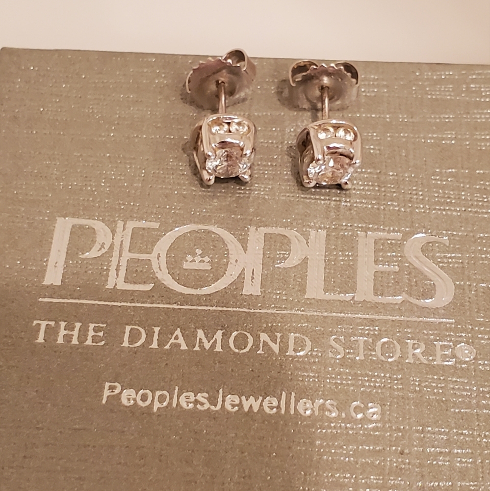 Peoples diamond natural 1 ctw 14k gold